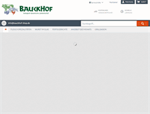 Tablet Screenshot of bauckhof-shop.de